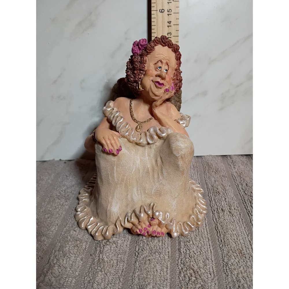 Douglas Ruby Lee Jazz Singer Angel Figurine Whimsical Caricature Resin Statue